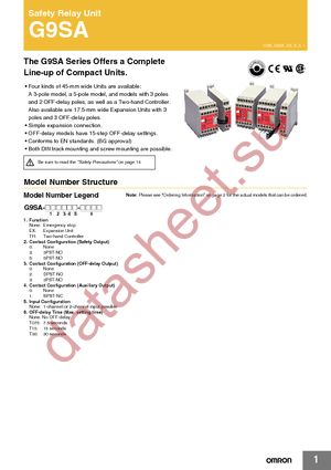 G9SA-321-T15-AC100-240 datasheet  